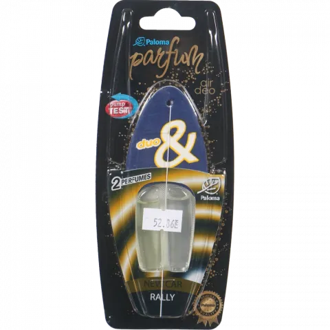 Ароматизатор повітря гелевий Paloma DUO New Car Rally 9268