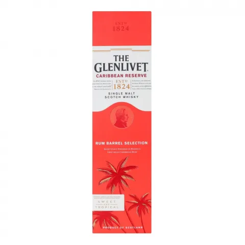 Віскі The Glenlivet 0,7 л кор. 40 Caribbean Reserve