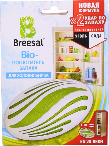 Біо-поглинач запаху Breesal холодильника 80 г