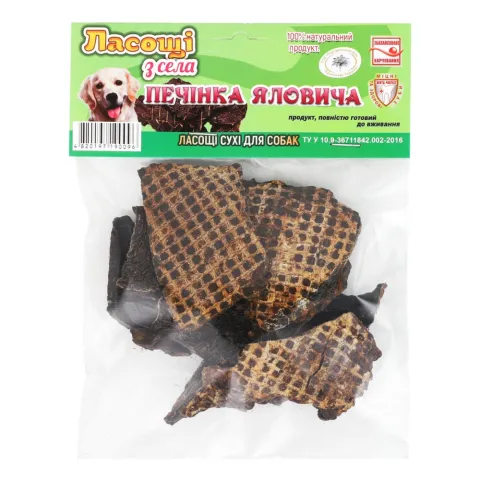 Ласощі Едельвейс д/собак та котів 100 г Печінка яловича