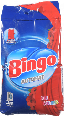 Порошок Bingo 3 кг автомат colors Весняний сад