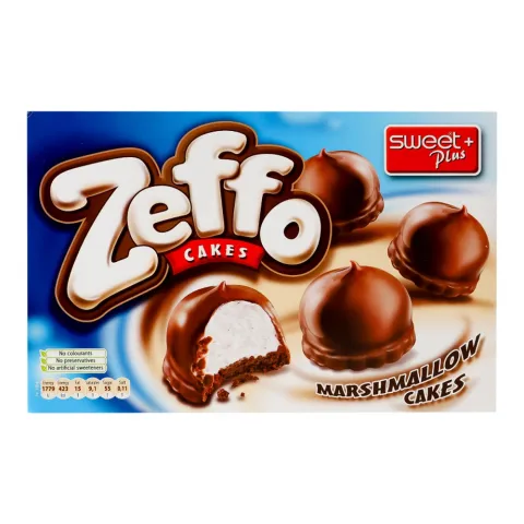 Тістечко ZEFFO 150г зефірне з какао глазур`ю(Болгарія)