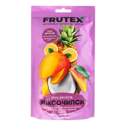 FRUTEX Міксочипси 4 смаку 40 г шт.