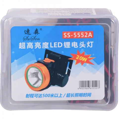 Налобний ліхтар на літієвій батареї водонепроникний 10 Вт арт. TBF-5552A C21 И952