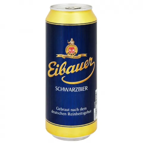 Пиво Eibauer 0,5л з/б Schwarzbier темне 4,5И010