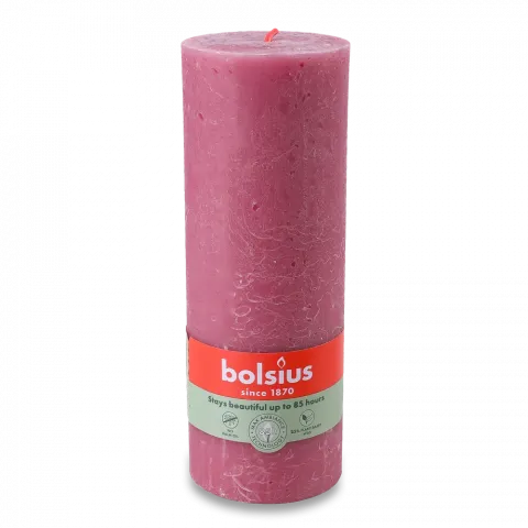 Свіча Bolsius 190/68 рустік попеляста троянда, 85 год., арт. 103668850339
