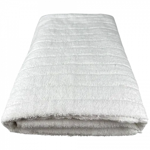 Рушник махровий DINA.ME QD-0560 70х140 см 550 г/м2 Білий (Узбекистан) И885