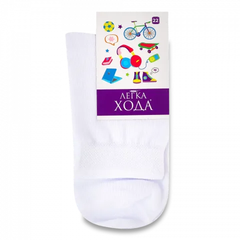 Шкарпетки дит. Легка хода 9044 22 білий