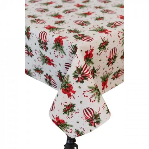 Скатертина Прованс 180х136 см Stripe Balls