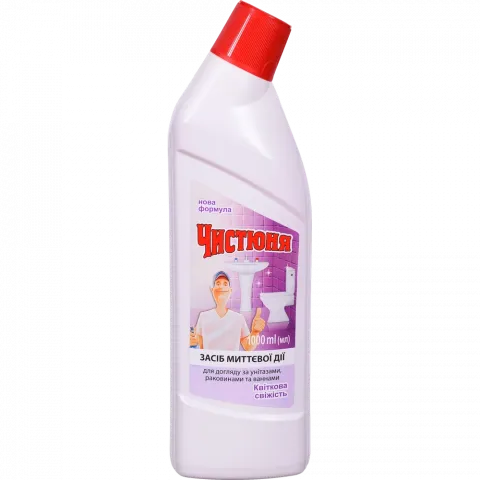 Засіб Чистюня 1 л д/догляду за унітазами Квіткова Свіжість