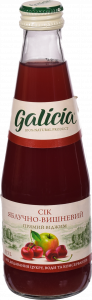 Сік Galicia 0,3 л скл. яблучно-вишневий