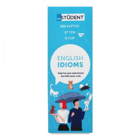 Картки д/вивчення англійської мови English Student English Idioms