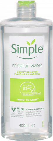 Міцелярна вода Simple 400 мл Kind to Skin