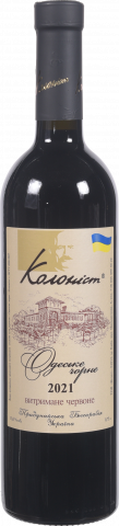 Вино Колоніст Одеське чорне 0,75 л сух. червон.