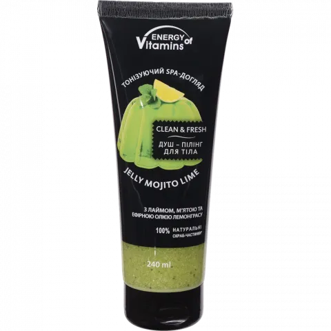 Душ-пілінг д/тіла Energy of Vitamins 240 мл Jelly mojito lime