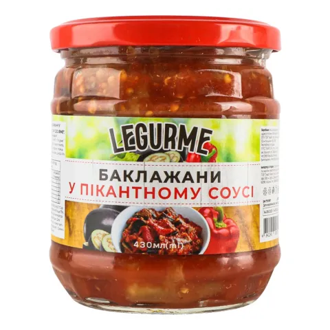 Конс Баклажани Legurme 430 мл у пікантному соусі