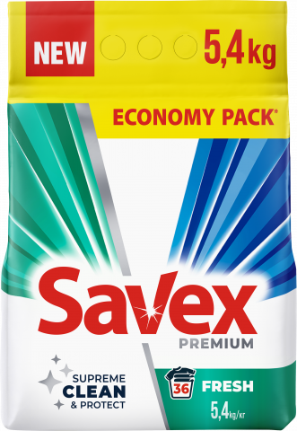 Порошок Savex 6/5,4 кг автомат 2 in 1 Fresh И103