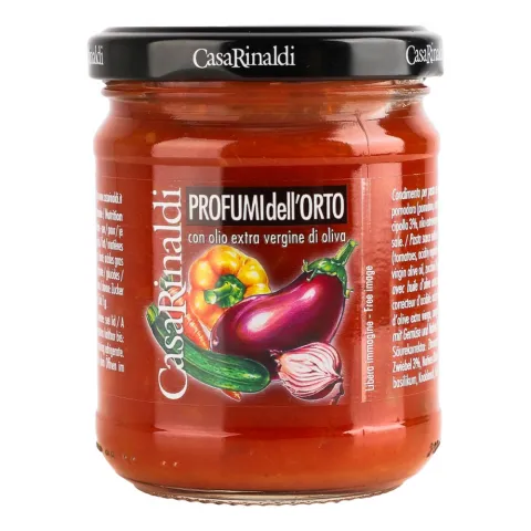 Соус Casa Rinaldi 190 г томат. з садовими овочами (Італія)
