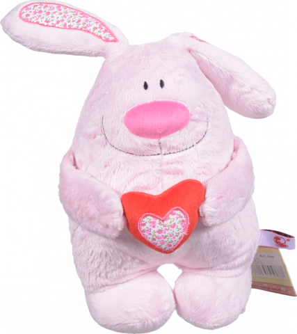 Іграшка STIP Кролик з серцем h=35 см 487