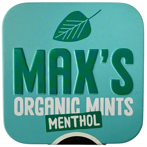 Драже Max`s 35 г зі смаком ментолу органічне