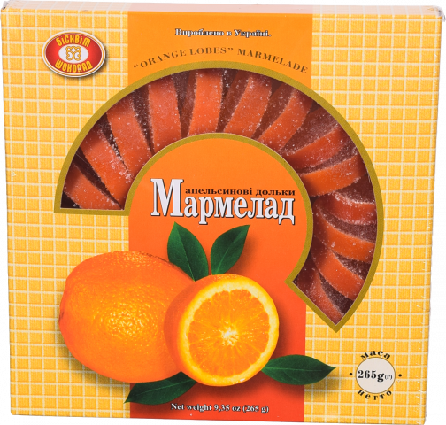 Мармелад ХБФ 265 г Апельсинові часточки