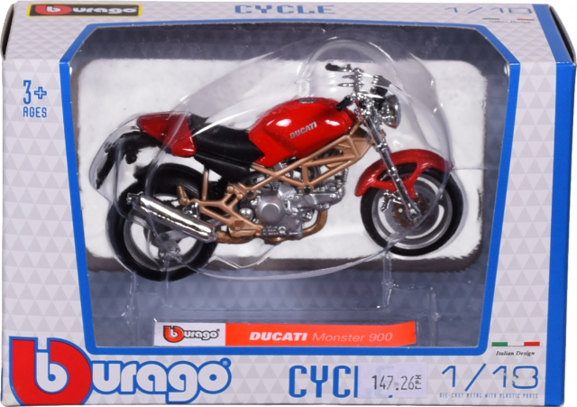 Іграшка моделі мотоциклів у диспенсері 1:18 18-51000