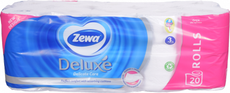 Туалетний папір Zewa 20 шт. Deluxe білий