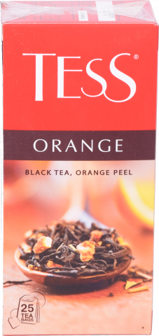 Чай Tess 25 шт. чорний Orange