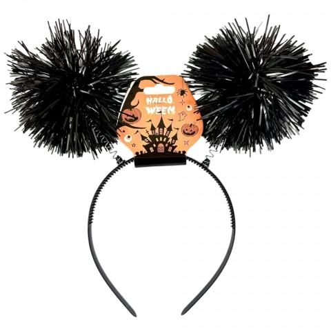 Обруч святковий Помпони арт. 6400-01 И901