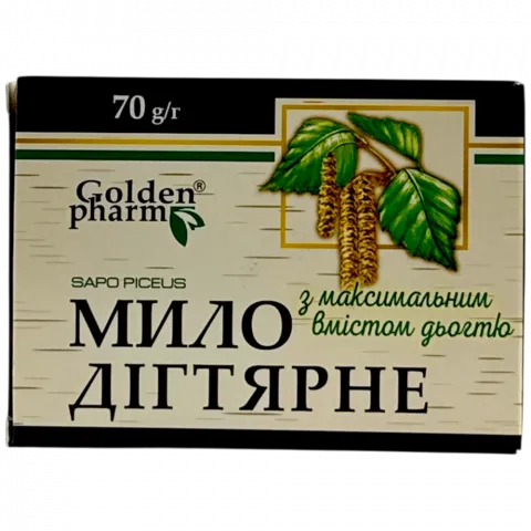 Мило Golden Pharm 70 г Дігтярне
