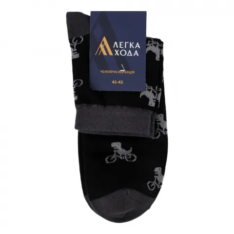 Шкарпетки чол. Легка Хода 6483 27 чорний
