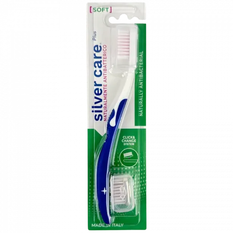 Зубна щітка Silver Care м`яка з/змін. насад. И360 (Італія)