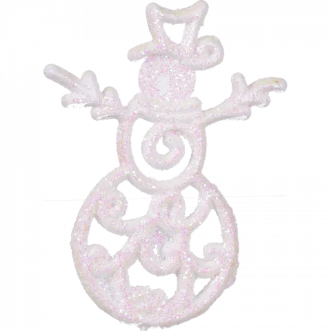 Прикраса ялинкова Сніговик пластик 4481