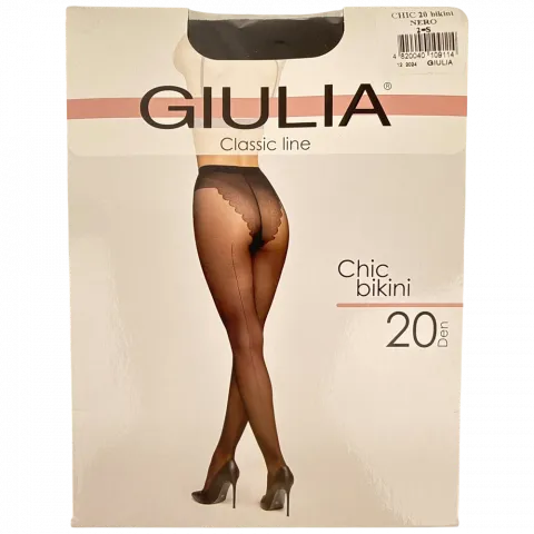 Колготи жін. Giulia Chic 20 Bikini Nero 2