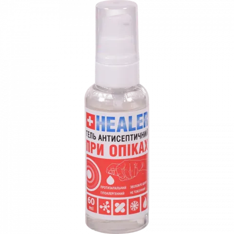 Гель антисептичний Healer 60 мл при опіках
