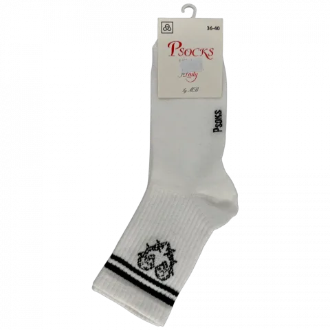 Шкарпетки жін. Psocks Серце-Черепи