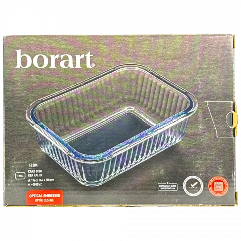 Форма д/запік. 19,8х14,8см 46304 прямокут. скло И064 (Тур)