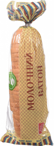 Хліб НД Молочний бутерброд. 350 г упак. наріз.