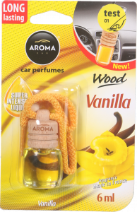Ароматизатор Aroma Car Wood Vanilla 6 мл 631074