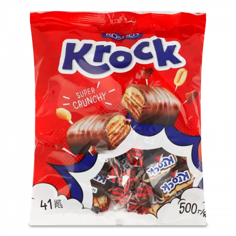 Цукерки Рошен 500 г Krock з арахісом