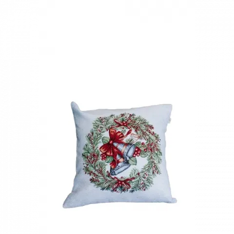 Подушка Прованс 45х45 см гобеленова Дзвіночки Carousel