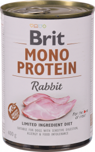Корм д/собак Brit Mono Protein 400 г з/б з кроликом