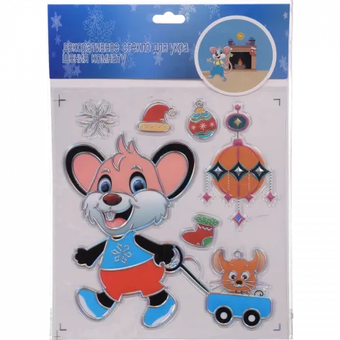 Наклейки новорічні MDD-003 Символ року (9112) И082