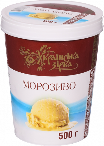 Морозиво Українська зірка 500 г відро