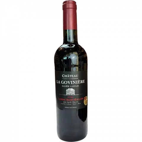 Вино CHATEAU LA GOVINIERE 0,75л черв.сухе13,5Мер. Франція