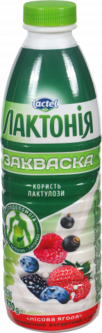 Напій йогуртний з лактулозою Лактонія Закваска 1,5 870 г лісова ягода