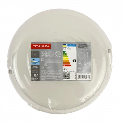 Світильник LED IP65 круглий TITANUM 20W 6500K TL-BHR-206