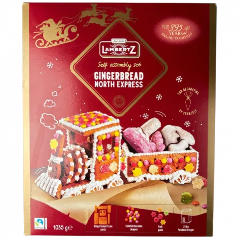 Пряник Lambertz 1035 г Імбирний потяг (Німеччина)