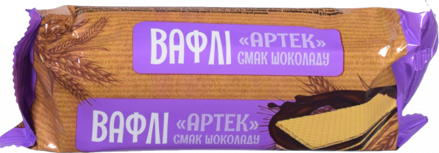 Вафлі Суббота 70 г Артек смак шоколаду