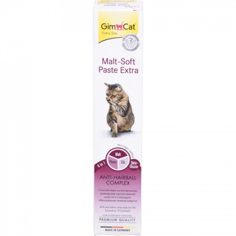 Паста Gimpet Malt- soft 50 г д/виведення шерсті і покращення травлення